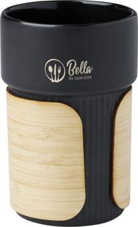 BICCHIERE CON CUSTODIA IN BAMBU'